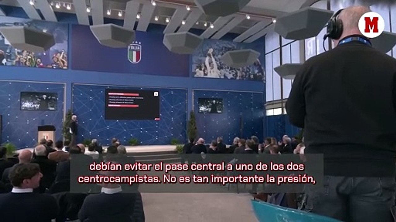 La clase práctica de Ancelotti: "No es tan importante la presión en los laterales"