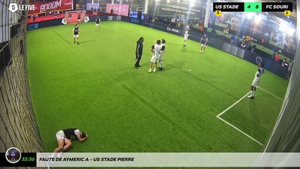 Faute de Aymeric A - Us Stade Pierre