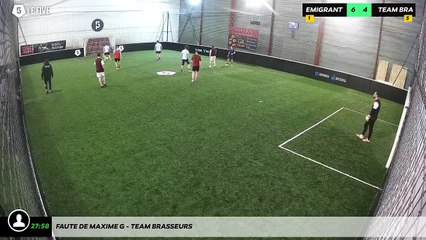 Faute de Maxime G - Team Brasseurs