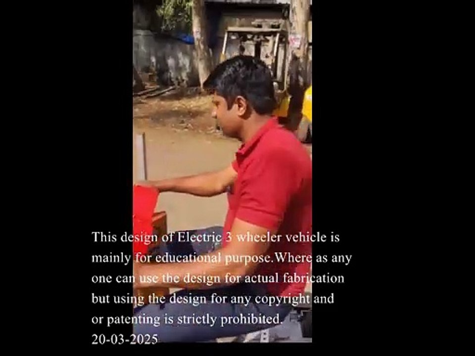 Electric 3 wheeler (SUVR1) Part 1