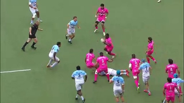 TOP 14 - Essai de Joe MARCHANT (SFP) - Stade Français Paris - Aviron Bayonnais