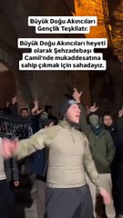 Milli gençler sahaya indi! Alkolik CHP’lilerin provokayon yaptığı Şehzadebaşı Camii’nde “Allah-u Ekber” sesleri