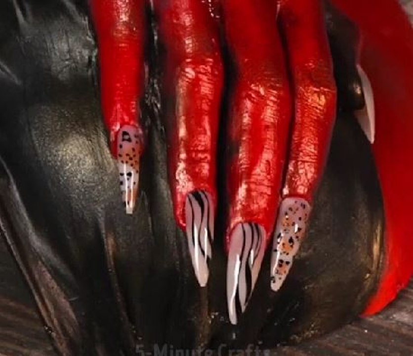Clutched by Darkness! Devilish Bra with Unique Hand Cast!