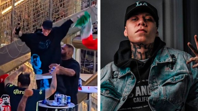 Santa Fe Klan celebra el campeonato de la Selección Mexicana en el Sofi Stadium