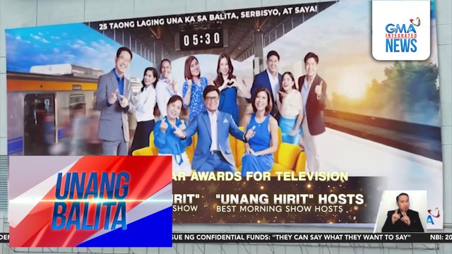 GMA Network, itinanghal na Best TV Station of the Year sa 38th PMPC Star Awards for Television; Unang Hirit at UH hosts, pinarangalan din | Unang Balita