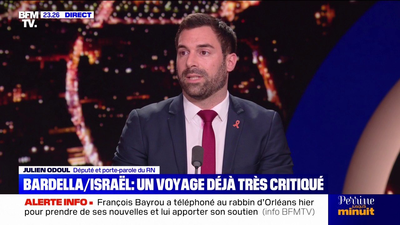 Julien Odoul (RN): "Le Rassemblement national est le dôme de fer de la communauté juive de France"