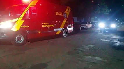 Adolescente é socorrido pelo Siate após se lesionar durante jogo de futsal