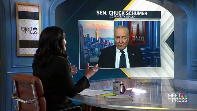 Schumer Says ‘There Was No Leverage’ Democrats Could Have Used in Funding Fight – Full Interview