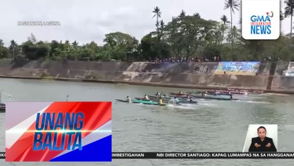 Karera ng mga bangka at tug of war, isinagawa sa pagdiriwang ng Bangkero Festival | Unang Balita