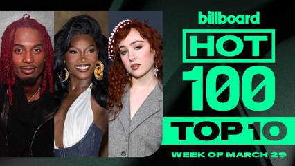 Billboard Hot 100 Top 10 Countdown For March 29th, 2025 | Billboard News