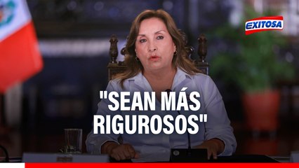 Dina Boluarte pide a la Fiscalía y el PJ no liberar a delincuentes detenidos: "Sean más rigurosos"