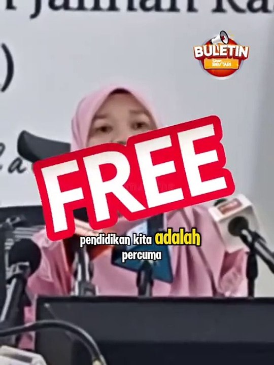 Pendidikan di Malaysia adalah PERCUMA!