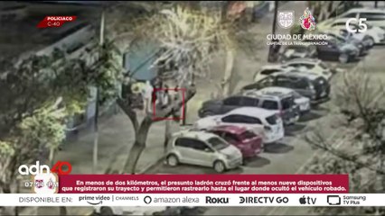 Captan a lacra robando un scooter en calles del Centro Histórico I C40 en Ciudad Desnuda