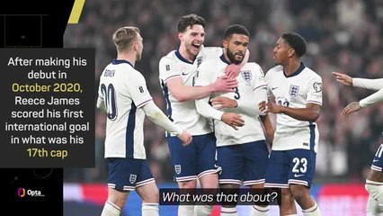 James' first England goal 'means so much more' after injury struggles