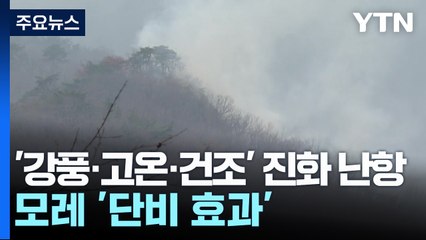 [날씨] '강풍·고온·건조' 진화 난항...모레 '단비 효과' / YTN