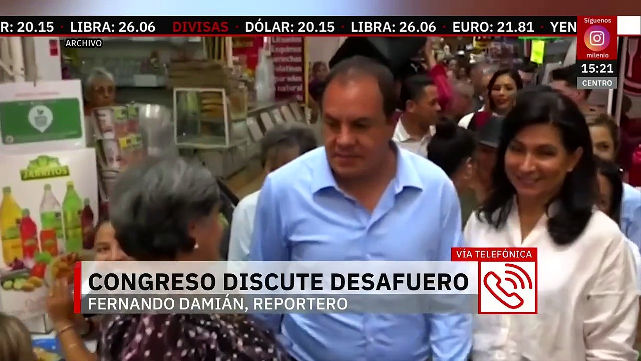 ¿Cuándo discutirán y votarán los diputados la solicitud de desafuero contra Cuauhtémoc Blanco?
