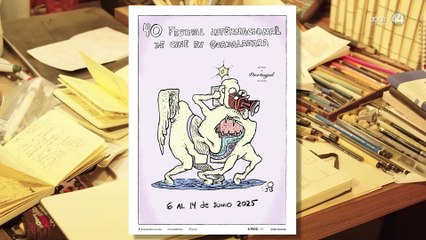El FICG celebra 40 años con un cartel de Jis inspirado en el cine y la mitología