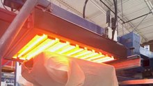 Shortwave Infrared Heat Lamps 500mm 220v 1000w Halogen Bulb Industrial Drying System