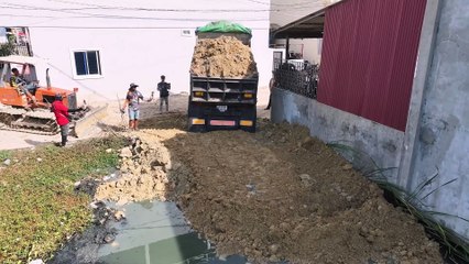 First Starting A New Project With Successful Completed Only One Day By Mini Dozer Komatsu D20p