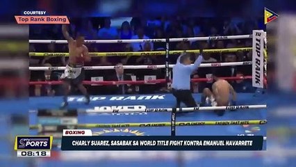 Charly Suarez, sasabak sa world title fight kontra Emmanuel Navarrete