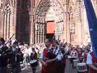 EUROCELTES 2008 STRASBOURG LA PARADE DANS LA VILLE