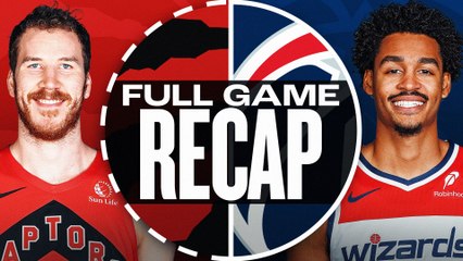 Game Recap: Raptors 112, Wizards 104