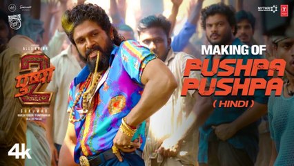 Making of Pushpa Pushpa Song | Allu Arjun | Rashmika | Pushpa 2 The Rule | Fahaad |Mika Singh,Nakash