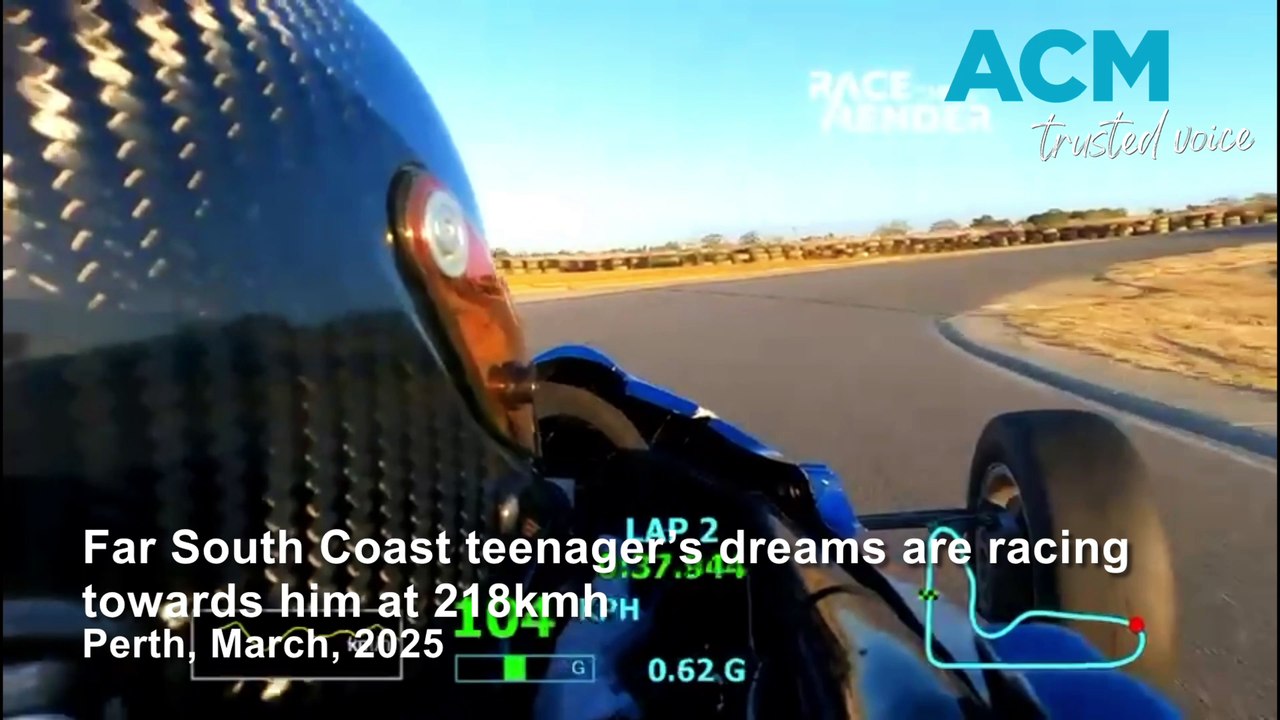 Far South Coast teenager’s racing dreams are speeding towards him at 218kmh