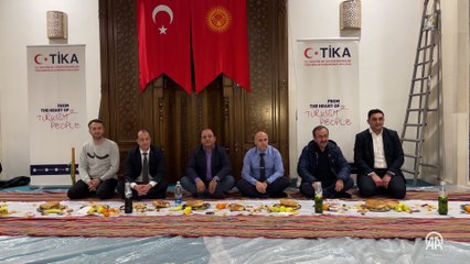 TİKA, Kırgızistan'da 2 bin kişilik iftar verdi