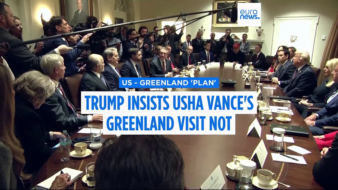 Trump insists Usha Vance's visit to Greenland is 'friendly'