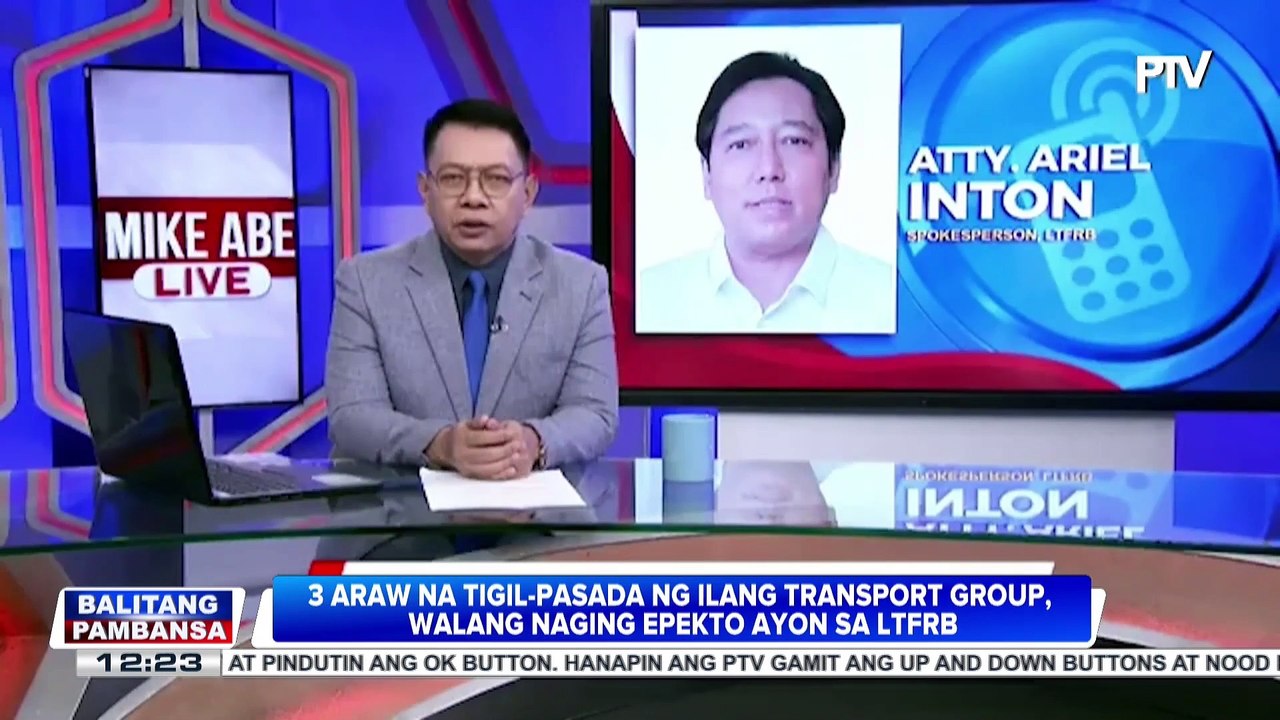 Tatlong araw na tigil-pasada ng ilang transport group, walang naging epekto ayon sa LTFRB