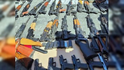 Desde 2020, decomisan cientos de armas y millones de municiones