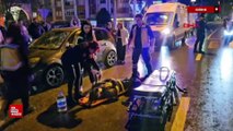 Edirne'de otomobilin 'yaya geçidi'nde çarptığı kişiler yaralandı
