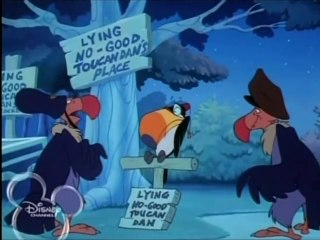 Vulture Police Confront & Arrest Toucan Dan For Stealing A Traincar Full Of Beak Polish