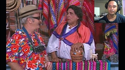 Guillermo Rossini LA PRIMERA CHOLA atiende al turista vendiendo atractivos turisticos VIDEOREACCION