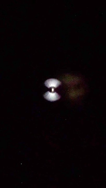 Swirl in the sky: Met Office gives explanation for swirl which has fascinated public on Monday evening