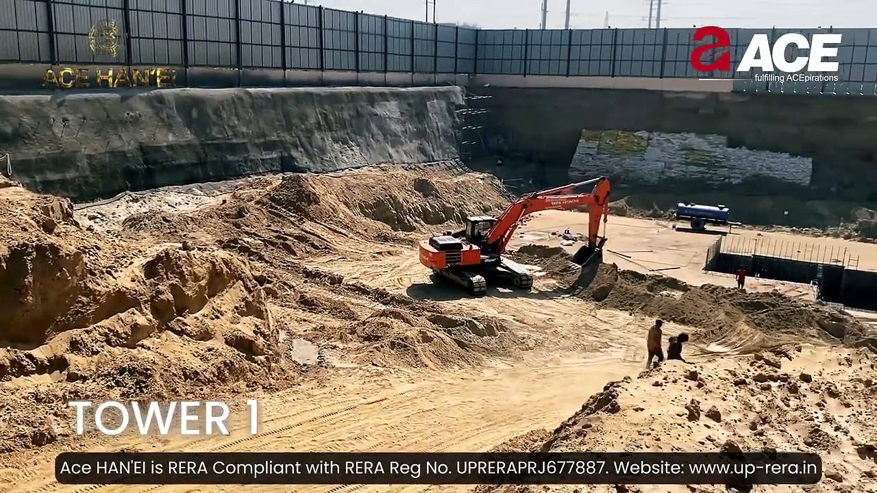 ACE Han'ei Construction Update February  2025 |  ACE Hanei Sector 12 Greater Noida ~ ACE Group India