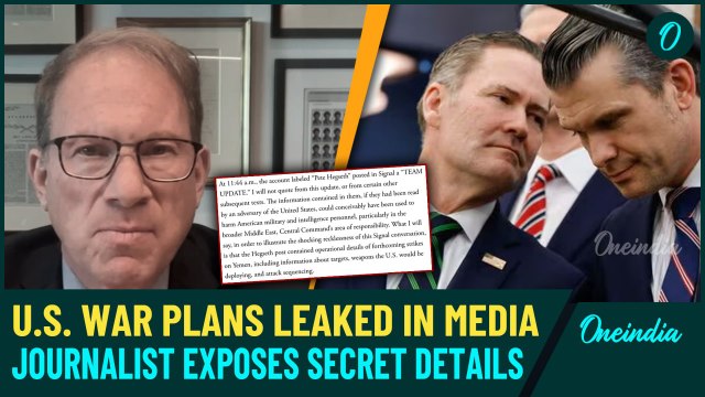 U.S. War Plans 'Leaked' to Journalist Before Yemen Attack | Pete Hegseth Under Fire, Trump Responds
