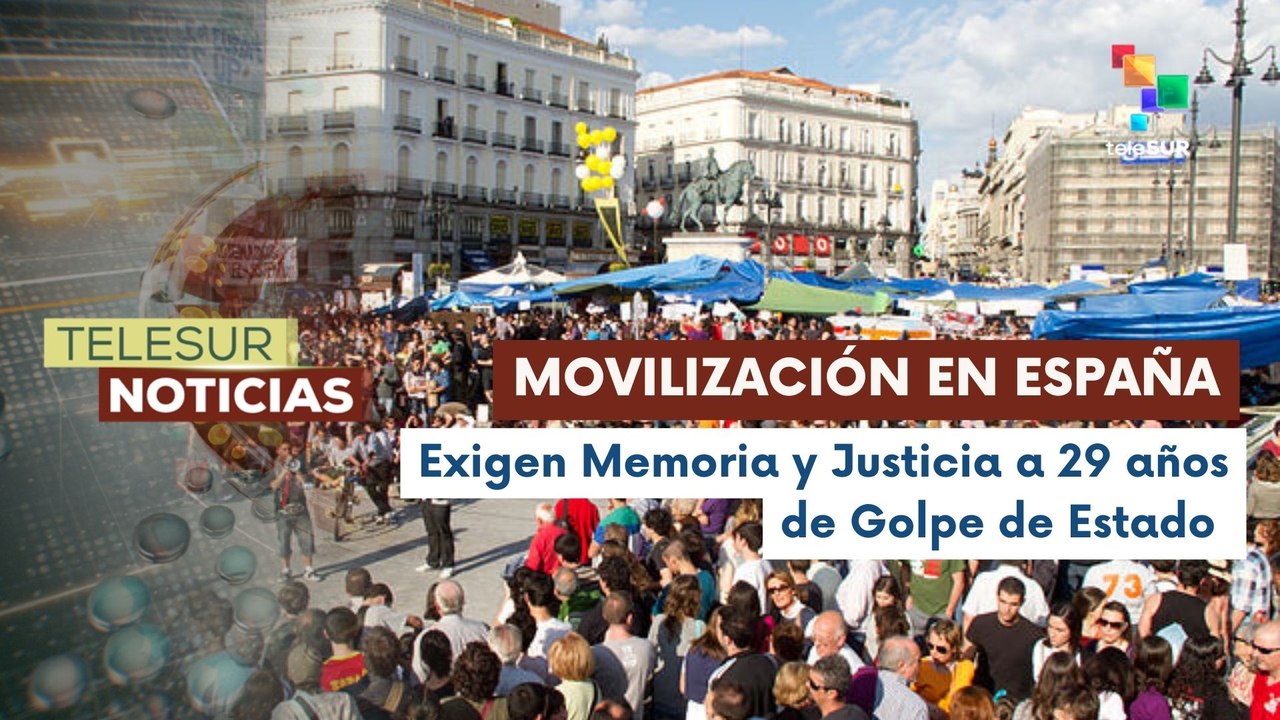 Movilización en España a 49 años del Golpe de Estado