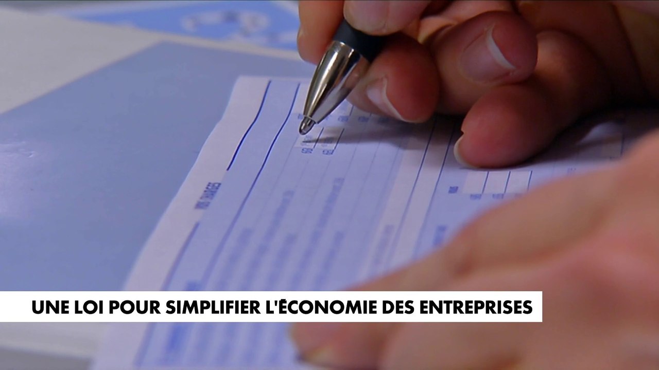 Une loi pour simplifier l'économie des entreprises