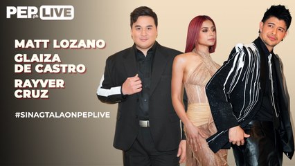 WATCH: Glaiza de Castro, Rayver Cruz, Matt Lozano on PEP Live!