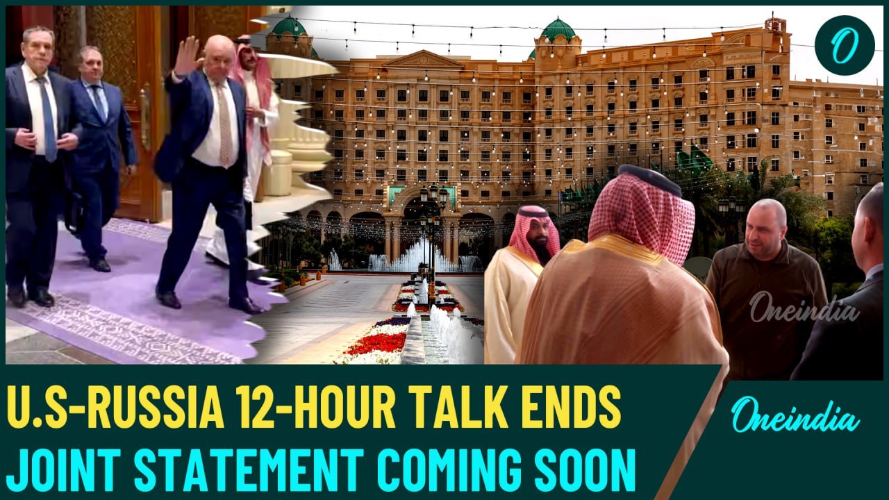 Russia-Ukraine War Comes to an End? 12-Hour U.S.-Russia Talks in Saudi Arabia - Key Takeaway