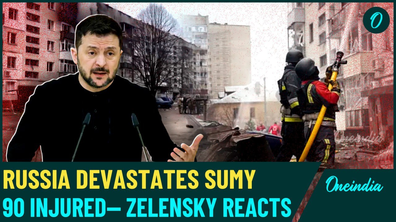 Russia Strikes Sumy: Deadly Strike  Amid Ceasefire Talks – 90 Injured in Ukraine, Including Children