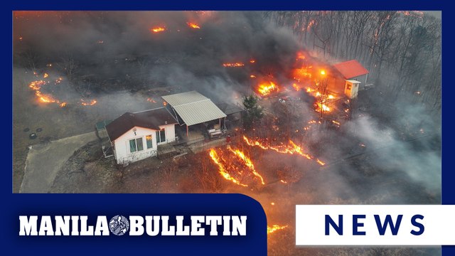 South Korean firefighters make progress in containing wildfires in southeastern regions