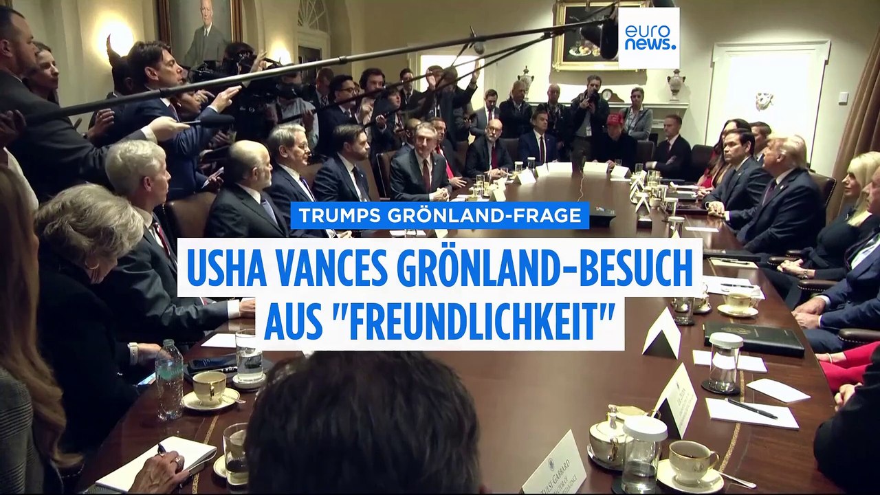 Trumps Grönland-Frage: Usha Vances Besuch nur aus 'Freundlichkeit'