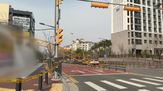 강풍에 타워크레인 떨어져 1명 다쳐...대전·충남 피해 신고 50여 건 접수 / YTN
