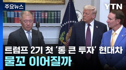 트럼프 2기 첫 '통 큰 투자' 현대차...물꼬 이어질까 / YTN