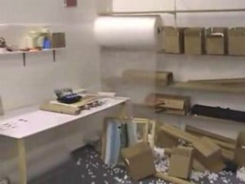 Chaos dans une imprimerie!