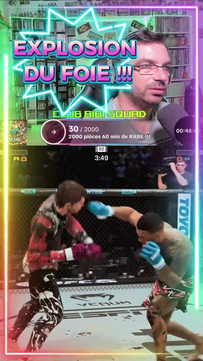 EXPLOSION DU FOIE !!! #ufc5 #explosion #foie #ko #mma #combat #jeuvideo #bibilandshow