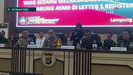 Kapolda Lampung Tetapkan Satu Polisi jadi Tersangka, di Kasus Tragedi Sabung Ayam di Way Kanan